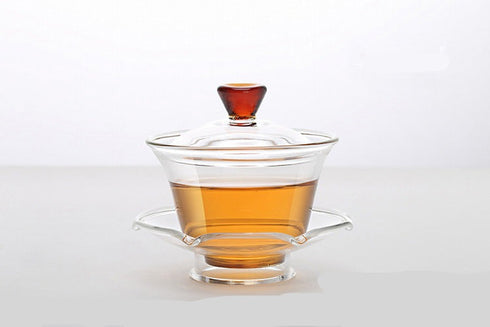 シリコン製ガラス蓋碗(青・赤・緑・透明)